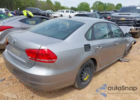 2012 Volkswagen Passat 2.5L S from USA, damaged, VIN 1VWAP7A3XCC016465